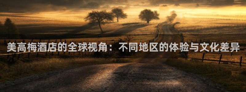 天天购彩平台在线注册：美高梅酒店的全球视角：不同地区的体验与文化差异
