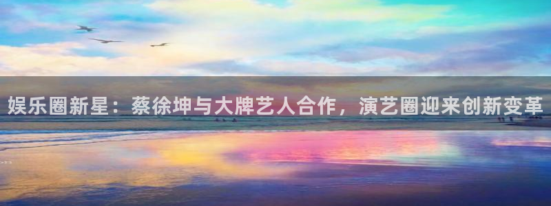 福建天天购彩机电股份公司：娱乐圈新星：蔡徐坤与大牌艺人合作，演艺圈迎来创新变革
